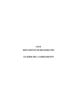 Le Sfide del Camiamento