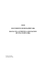 Hacia una Autentica Asociacion en una Nueva Era