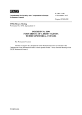 Permanent Council Decision No. 1190