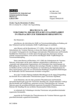 Beschluss Nr. 4/05 Verstärkung der rechtlichen Zusammenarbeit in Strafsachen zur Terrorismusbekämpfung