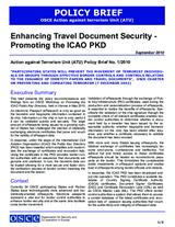 ATU Policy Brief No. 1/2010: Enhancing Travel Document Security - Promoting the ICAO PKD