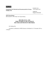 Beschluss Nr. 1182 des Ständigen Rates