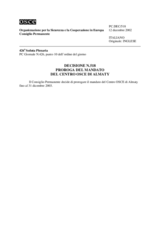 Permanent Council Decision No. 518 (it)