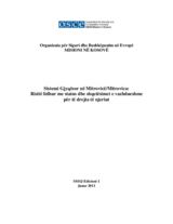 Mitrovicë/Mitrovica Justice System: Status update and continuing human rights concerns