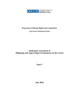 Inadequate Assessment of Mitigating and Aggravating Circumstances by the Courts