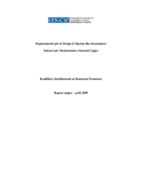 Legal System Monitoring Section Monthly Report - April 2009 (sq)