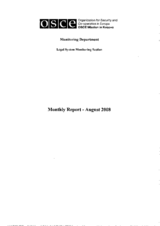 Legal System Monitoring Section Monthly Report - August 2008