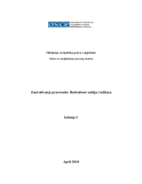 Intimidation of the Judiciary: Security of Judges and Prosecutors (sr)