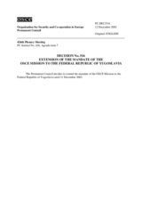 Permanent Council Decision No. 516