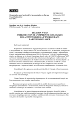 Décision no 5/13 sur l’amélioration de l’empreinte écologique des activités liées à l’énergie dans la région de l’OSCE