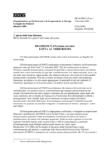 Decision No. 1 on Combating Terrorism (it)