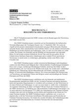 Decision No. 1 on Combating Terrorism (de)