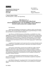 Porto Ministerial Decision No. 2 on Development of an OSCE Strategy to Address Threats to Security and Stability in the Twenty-first Century (de)
