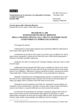 Decisione N.5/08 sul potenziamento delle risposte della giustizia penale alla tratta di esseri umani attraverso un approccio globale 