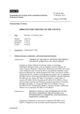 Journal of the 1089th Plenary Meeting of the Permanent Council