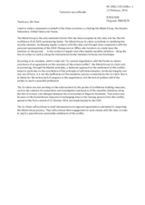 Statement by the Delegation of France, also on behalf of the Russian Federation and the United States of America, in response to the address by the Deputy Minister for Foreign Affairs of Azerbaijan, H.E. Araz Azimov