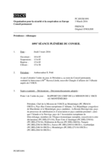 Journal de la 1091ère séance plénière du Conseil