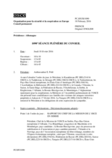 Journal de la 1090ème séance plénière du Conseil