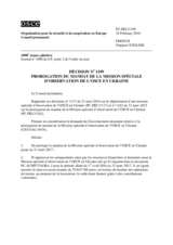 Décision No 1199 du Conseil permanent