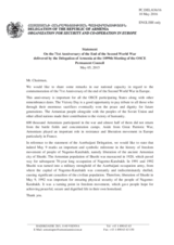 Statement by the Delegation of Armenia on the 71st anniversary of victory in the Great Patriotic War, to be observed on 9 May 2016