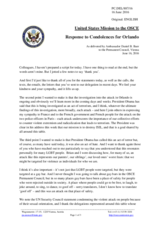 Statement by the Delegation of the United States of America on the attacks in Orlando, United States of America, on 12 June 2016 and in Magnanville, France, on 13 June 2016