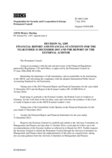 Permanent Council Decision No. 1209