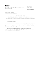 Permanent Council Decision No. 1213