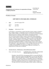 Giornale della 1105a Seduta plenaria del Consiglio permanente