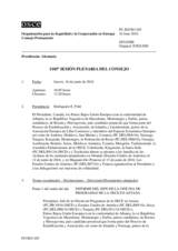 Diario de la 1105ª Sesión plenaria del Consejo Permanente 