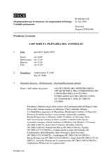 Giornale della 1110a Seduta plenaria del Consiglio permanente
