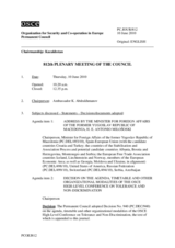 Journal of the 812th Plenary Meeting of the Permanent Council