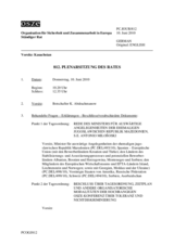 Journal of the 812th Plenary Meeting of the Permanent Council (de)