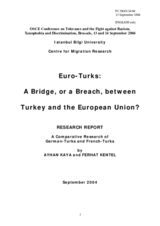 Report presented by the Centre for Migration Research, Istanbul Bilgi University