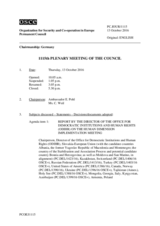 Journal of the 1115th Plenary Meeting of the Permanent Council