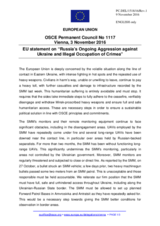 Statement by the Slovak EU Presidency on the Russia’s ongoing aggression against Ukraine and illegal occupation of Crimea