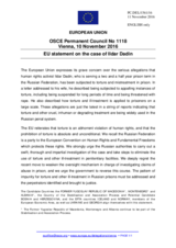Statement by the Slovak EU Presidency on the continued efforts to silence and intimidate independent voices and civil society in the Russian Federation
