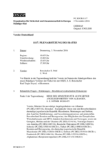 Journal der 1117. Plenarsitzung des Ständigen Rates 