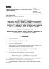 Decisión del Consejo Permanente