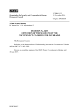 Permanent Council Decision No. 1233