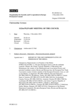 Journal of the 1121st Plenary Meeting of the Permanent Council