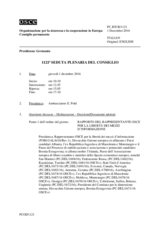 Giornale della 1121a Seduta plenaria del Consiglio permanente