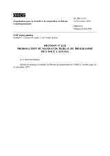 Décision No 1232 du Conseil permanent
