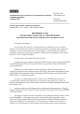 Decision No.3/16, OSCE's Role in the Governance of Large Movements of Migrants and Refugees