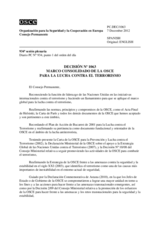 Decisión Nº 1063 del Consejo Permanente