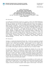 Statement by the Delegation of Slovenia, also on behalf of several delegations, on the International Women’s Day, observed on 8 March 2017