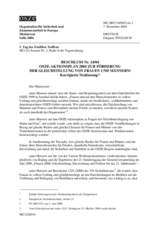 Beschluss Nr. 14/04 des Ministerrats