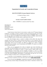 OSCE-INTERPOL Co-operation and the Way Ahead